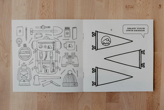 Camping Coloring Book