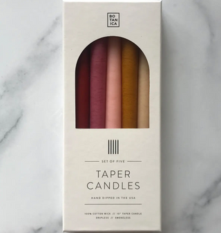 Zodiac Taper 5 Pack Candles - Fire