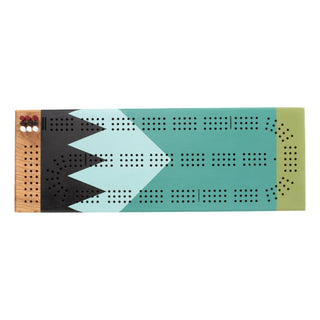 Hand Painted Cribbage Board - Gooseberry