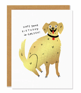 Golden Birthday Card - BB5