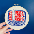 Load image into Gallery viewer, Sardines Embroidery Kit