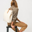 Load image into Gallery viewer, Canvas Utility Backpack - Natural