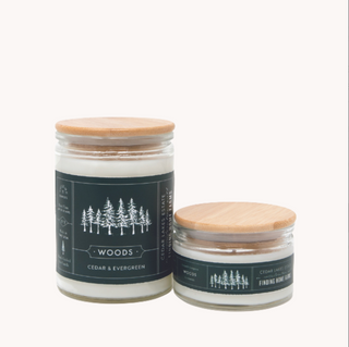 Bamboo Top Woods Candle