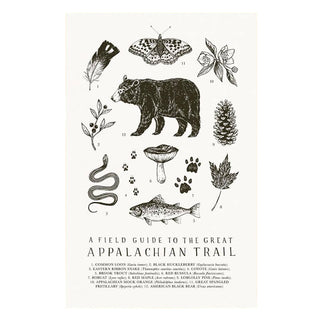 Appalachian Trail Field Guide Print - 11 x 17