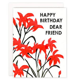 Happy Birthday Dear Friend Card - HP5