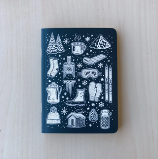 Mini Winter Time Notebook