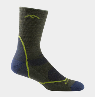 Men's Merino Wool Light Cushion Hiker Micro Crew Sock