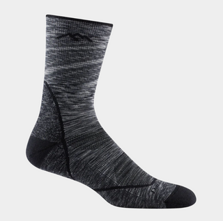 Men's Merino Wool Light Cushion Hiker Micro Crew Sock