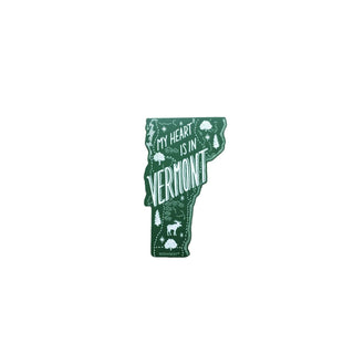 My Heart is In Vermont Sticker