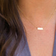 Load image into Gallery viewer, Camel's Hump Bar Necklace -14k Gold Fill