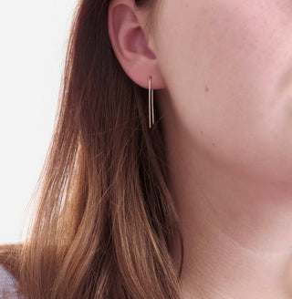 Long Staple Threader Earrings