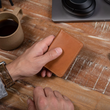 Load image into Gallery viewer, Handcrafted Leather Compact Bifold Wallet