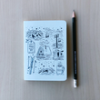 Load image into Gallery viewer, Mini Ski Days Notebook