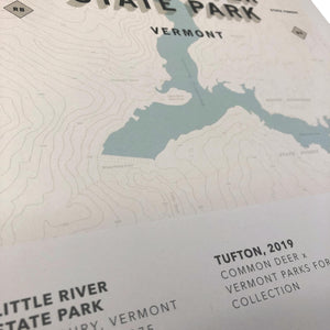 Vermont Parks Collection Print: Little River State Park 12x16