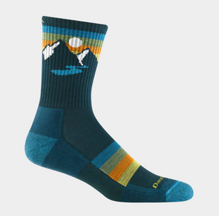 Darn Tough Men's Sunset Ridge Crew Sock - Bottle 1977