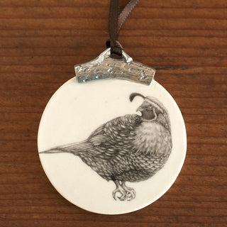 Laura Zindel Ceramic & Pewter Ornament
