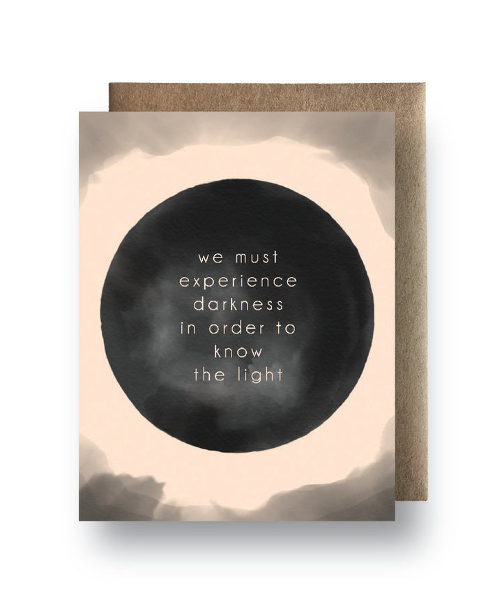 Experience the Darkness The Light Card - MR3