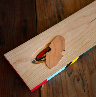 Hand Painted Cribbage Board - Scout