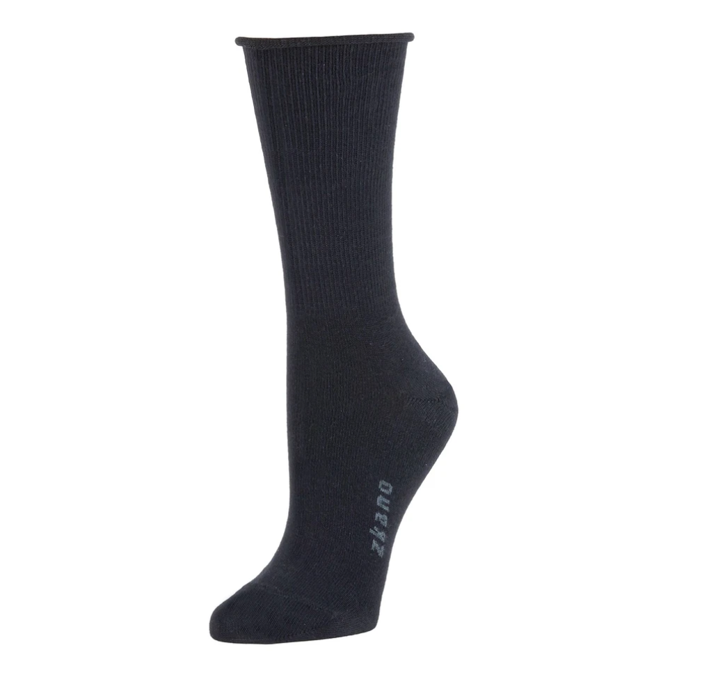 Women's Roll Top Crew Socks Common Deer