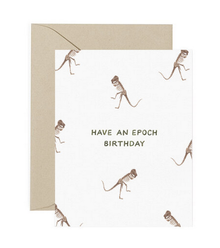 Epoch Dinosaur Birthday Card - AZ5