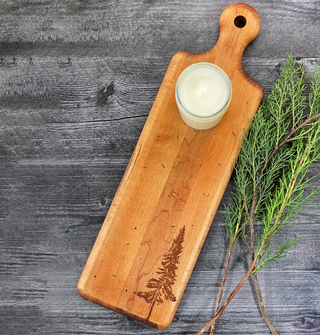 JK Adams Artisan Bread Board with Fir Tree