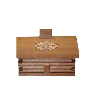 Large Log Cabin Incense Burner