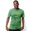Load image into Gallery viewer, Vermont: The Grass is Always Greener Men's Cotton T-Shirt