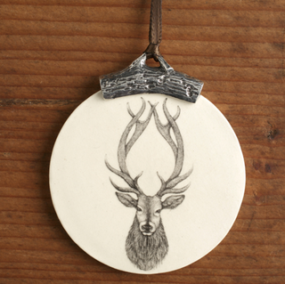Laura Zindel Ceramic & Pewter Ornament