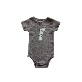 Vermont Mountains Baby Onesie