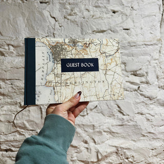 Hand-bound Guest Book