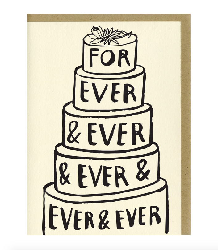 Forever and Ever Cake Card - PL4