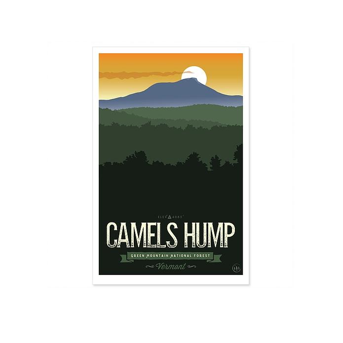 Camel's Hump No. 1 Art Print - 13x19