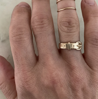 Bronze Belt Buckle Ring 7