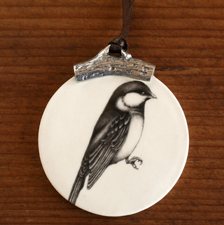 Laura Zindel Ceramic & Pewter Ornament