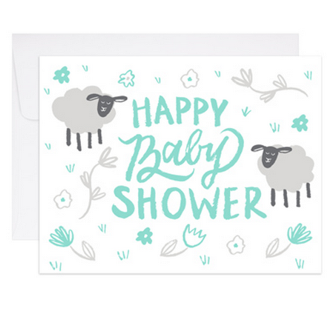 Ba Ba Ba Baby Shower Card - 9L4