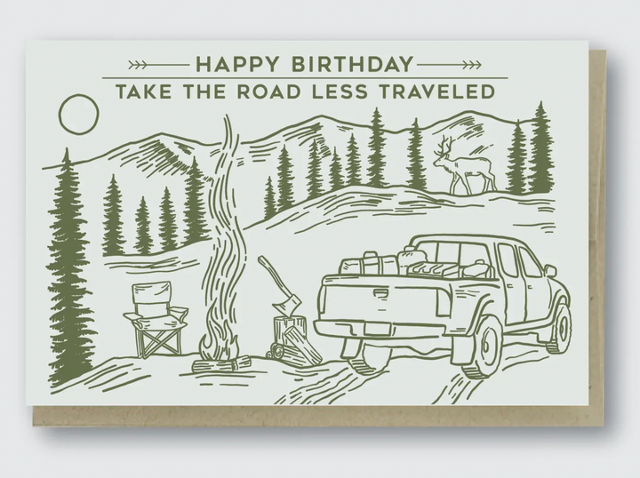 Happy Birthday Road Less Traveled Card - PS5