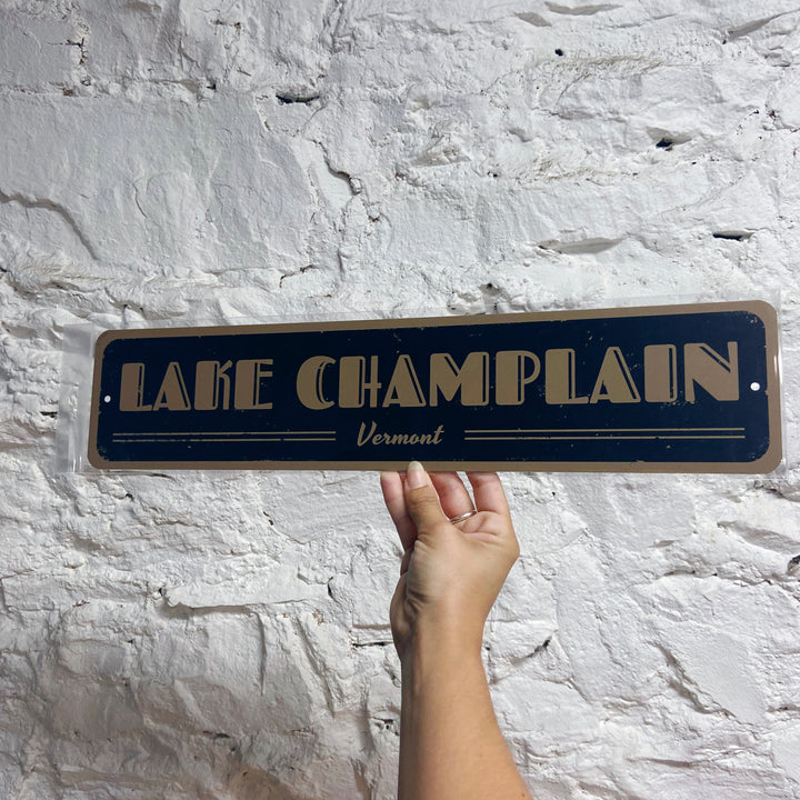 Lake Champlain Metal Sign