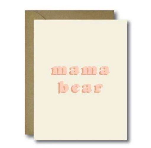 Retro Mama Bear Card - BL7