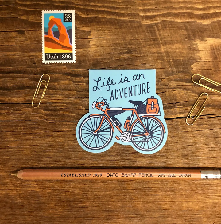 Magnetic Bookmark - Adventure Bicycle