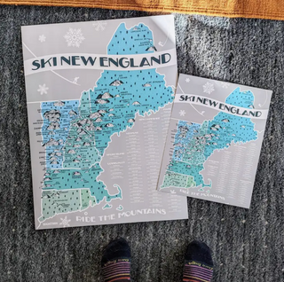 Ski New England Print - 11x14