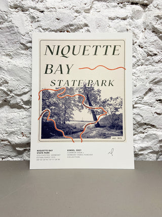 Vermont Parks Collection Print: Niquette Bay State Park 12x16