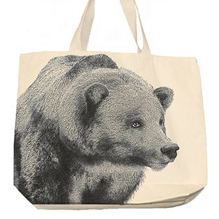 Oversized Canvas Animal Tote