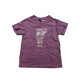 Kid's Mountains of Vermont Shirt in Purple