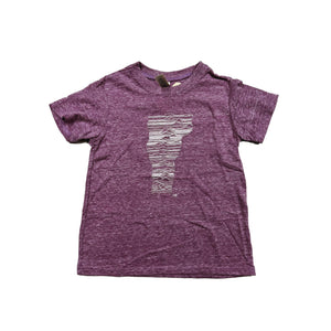 Kid's Mountains of Vermont Shirt in Purple