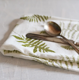 Fern Fronds Flour Sack Kitchen Towel