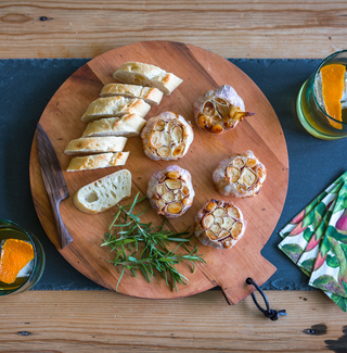 JK Adams Cabot Maple Round Serving Board