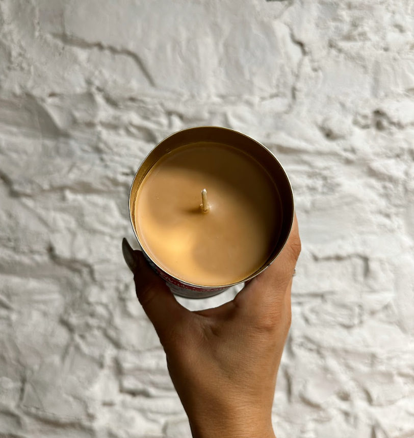Large Maple Candle in Maple Tin - Cotton Wick 18oz