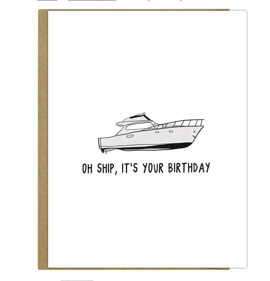 Oh Ship It's Your Birthday Card - RD5