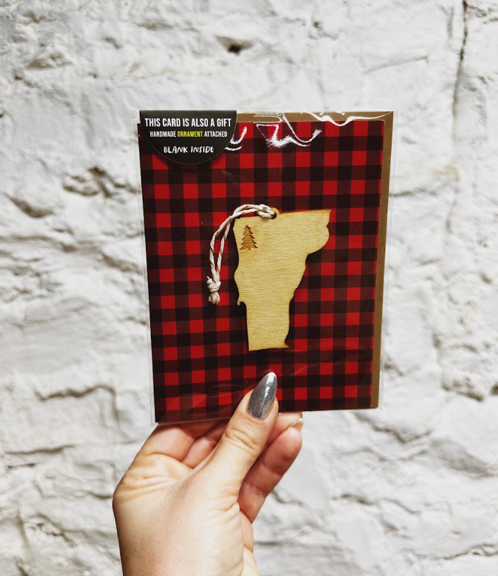 Vermont Tree Ornament / Card