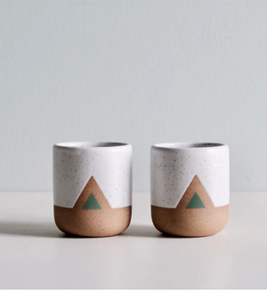 Woif Ceramics Forest Mountain Cup White